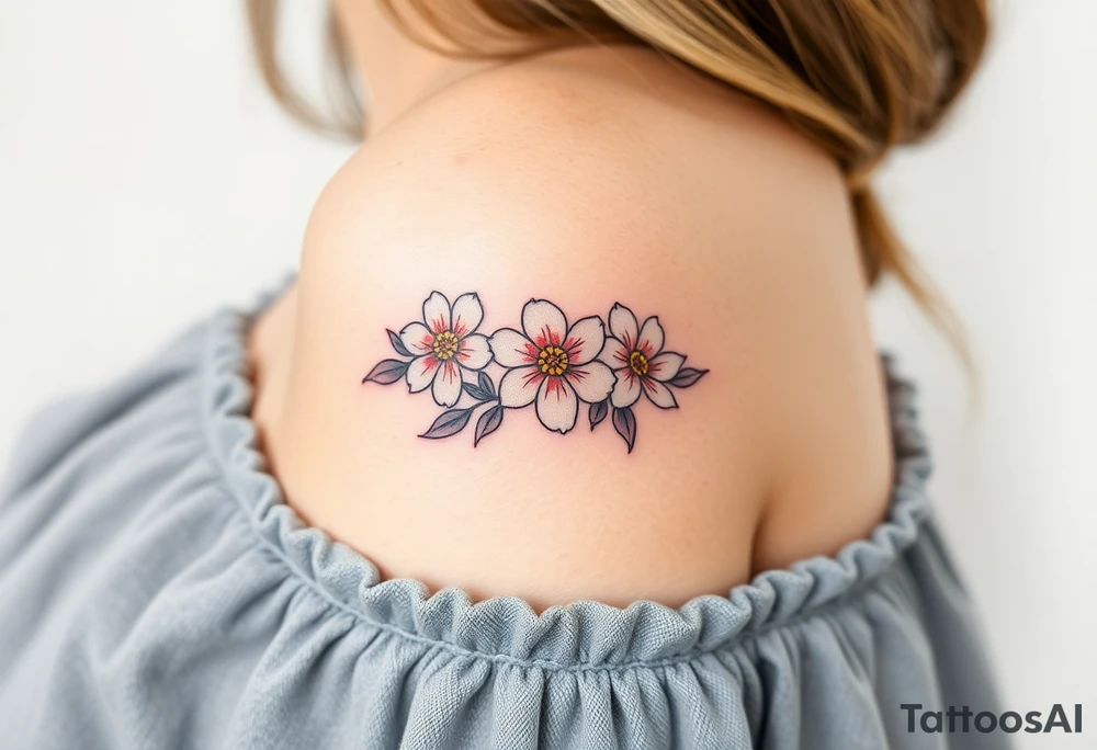 Flower crown tattoo idea