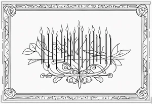 December birthday and June birthday tattoo idea