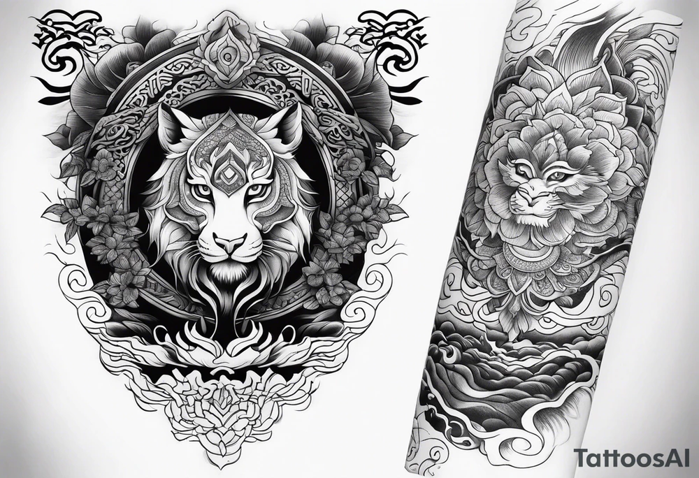 Reincarnation long forearm tattoo tattoo idea