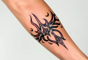 huge and large powerfull flames tattoo idea