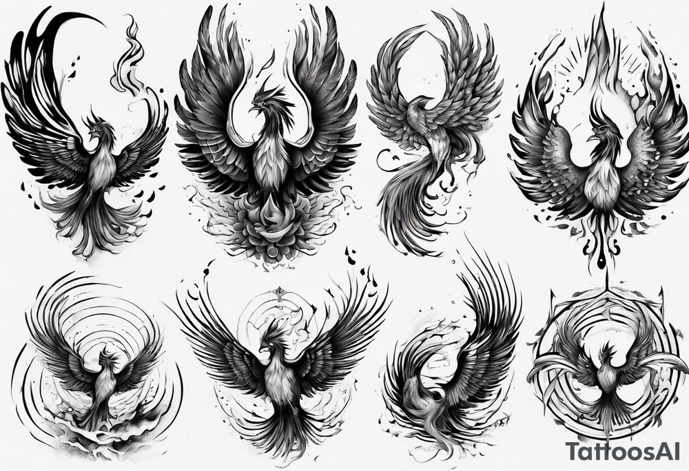 Phoenix tattoo idea