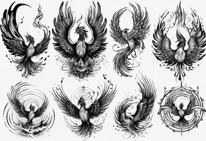 Phoenix tattoo idea