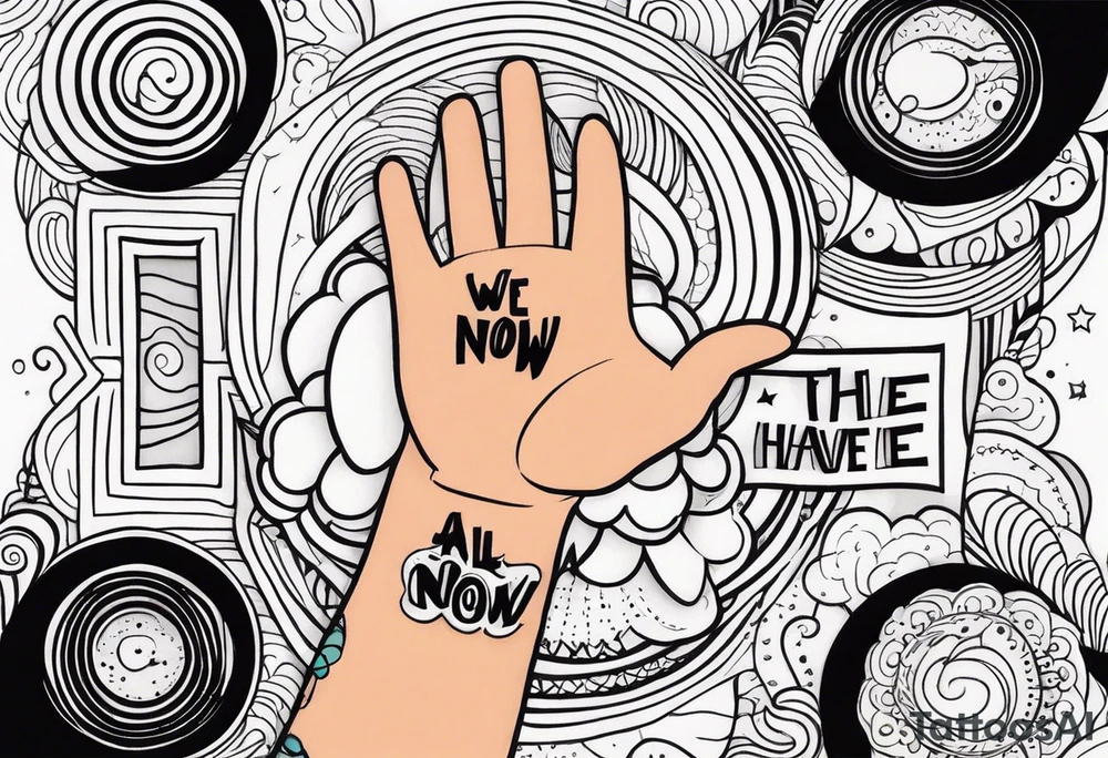 All we have is now
Tattoo on hand ideas tattoo idea