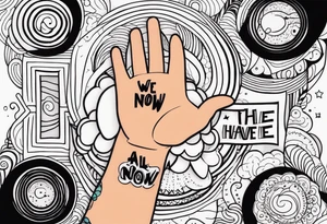 All we have is now
Tattoo on hand ideas tattoo idea