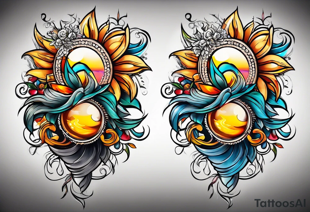 Sunshine tattoo idea
