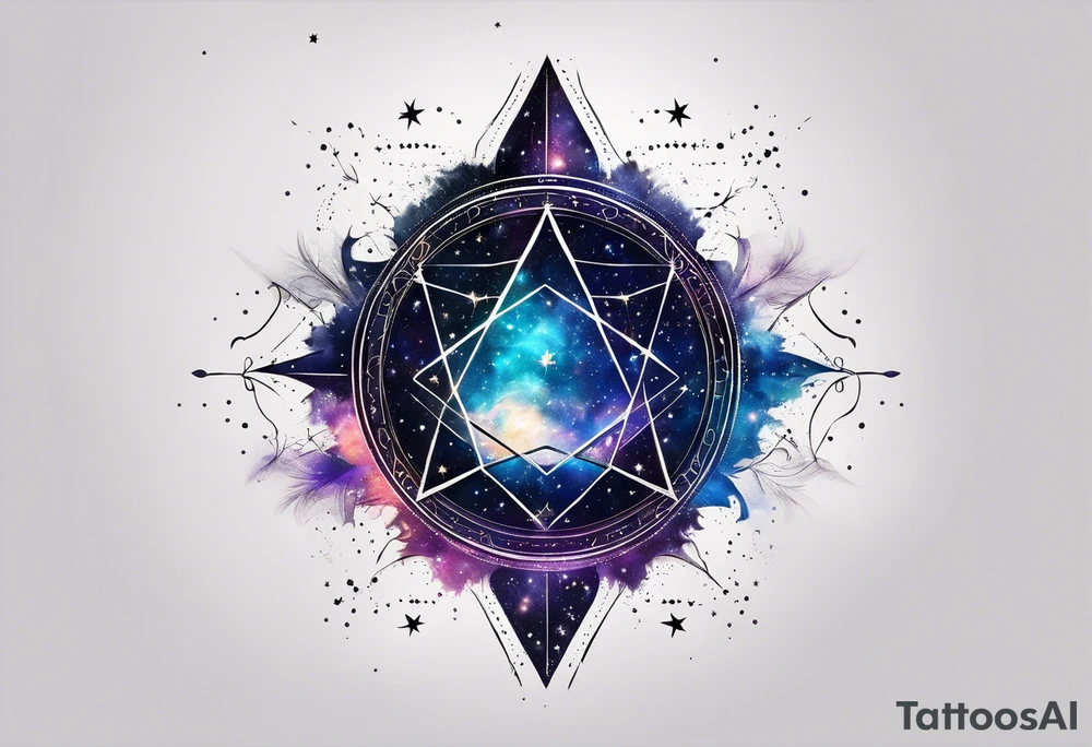 Constellation 🌌 with stars tattoo idea