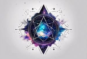 Constellation 🌌 with stars tattoo idea