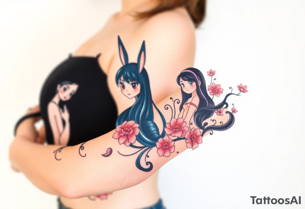 Studio ghibli characters tattoo idea