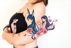 Studio ghibli characters tattoo idea