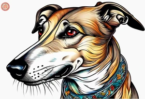 Greyhound tattoo idea