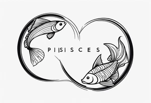 pisces spine tattoo tattoo idea