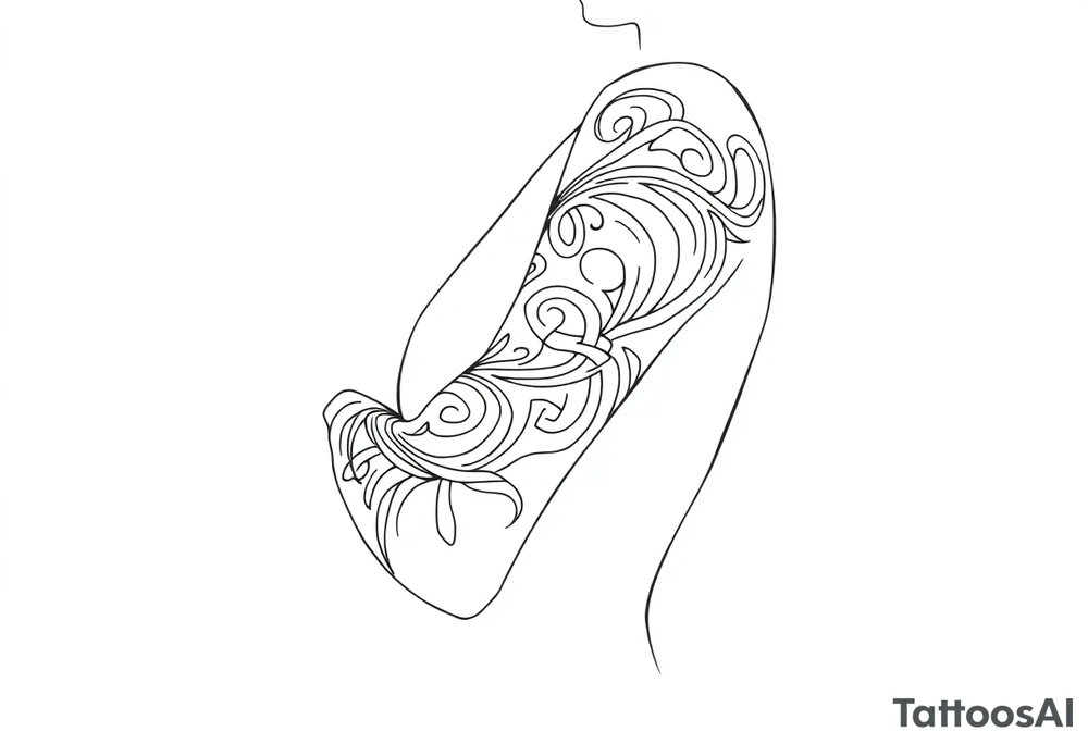 Māori Celtic sleeve tattoo idea