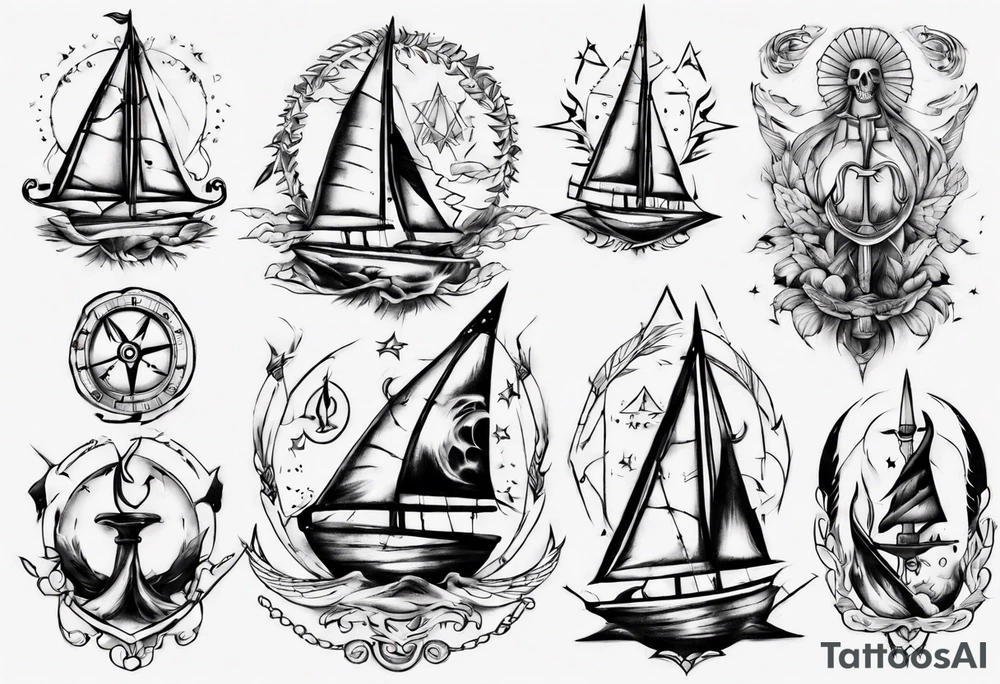 Una vela tattoo idea