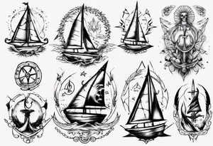 Una vela tattoo idea