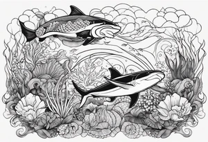 sea life tattoo idea