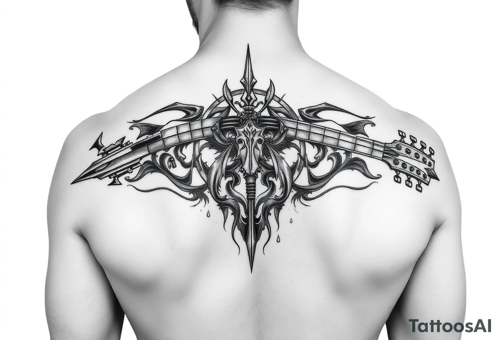 music tatto for full arm tattoo idea