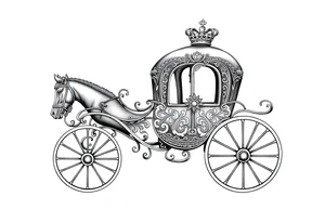 royal carriage tattoo idea