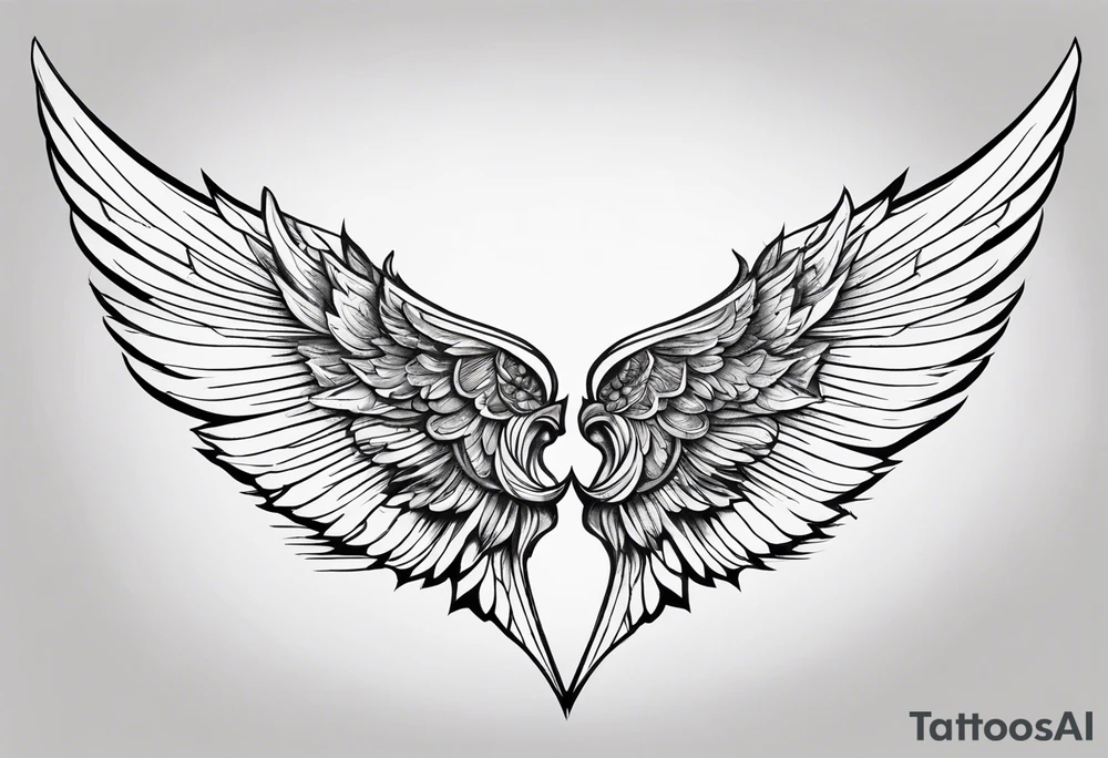 wings tattoo idea