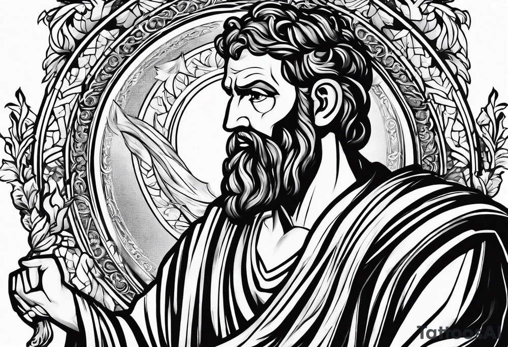 christian the apostle Saul tattoo idea