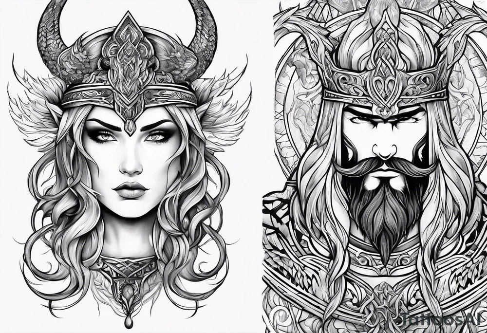 mimir norse mythology tattoo idea