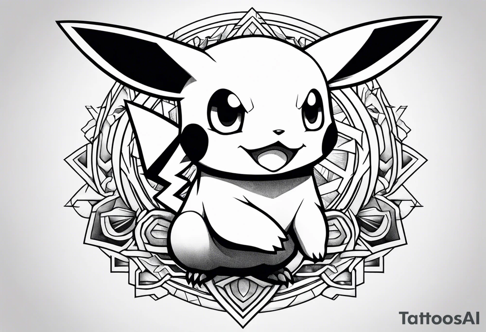 full sleeve tattoo
pokemon tattoo idea