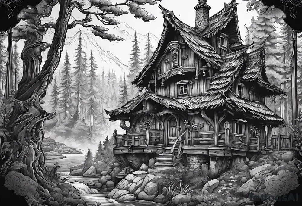 Baba yaga tattoo idea