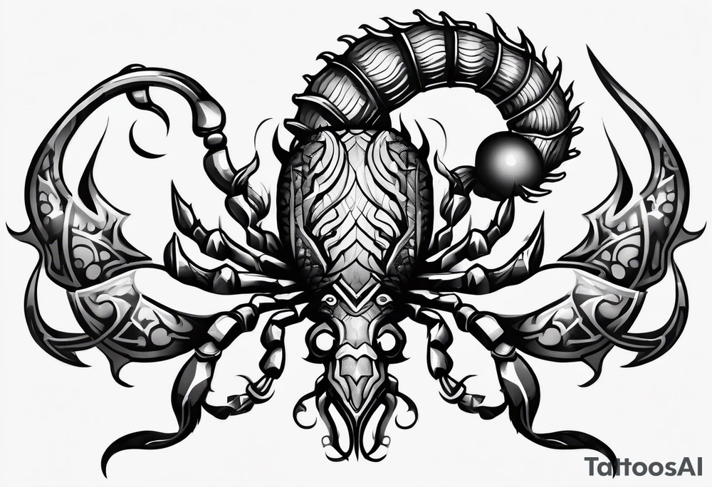 scorpio tattoo idea