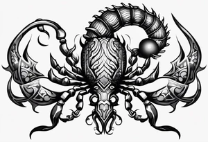 scorpio tattoo idea