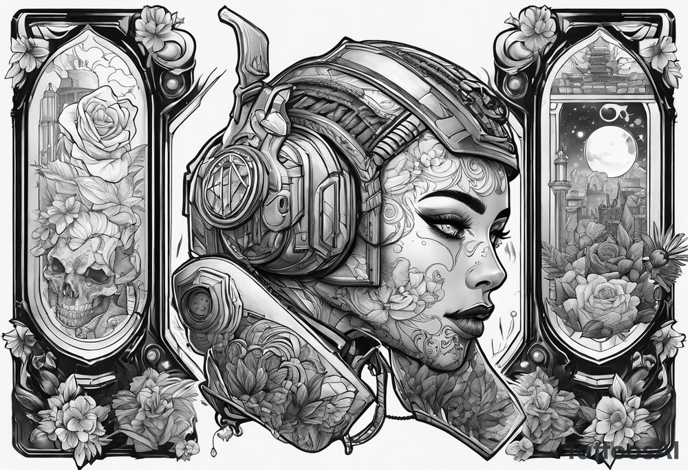 Love, Death & Robots tattoo idea