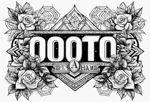 Multiple Children’s name, date of birth, tattoo design tattoo idea