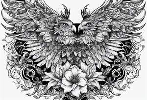 chest tattoo outdoors tattoo idea