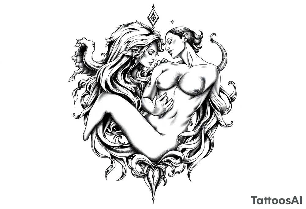 Reincarnation lust, sex tattoo idea