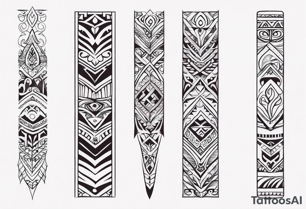 maori tribal  spine tattoo tattoo idea