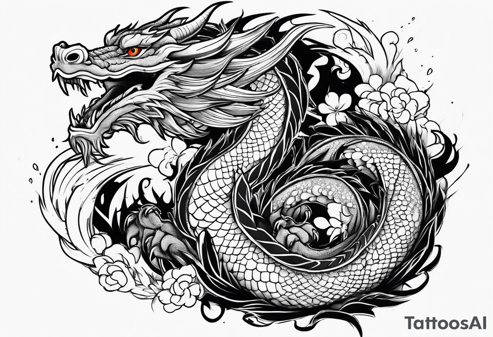 Haku Dragon tattoo idea