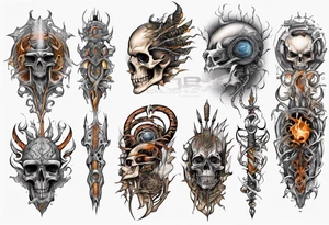 pagan full sleeve tattoo idea