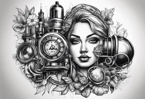 Anesthesia equipment tattoo idea