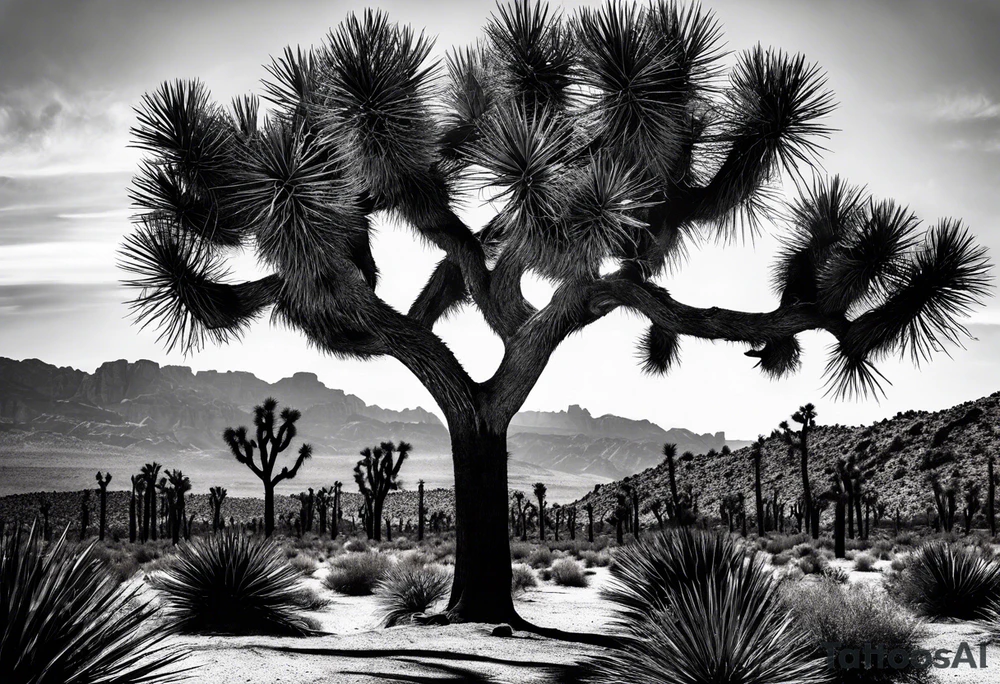 Joshua trees tattoo idea
