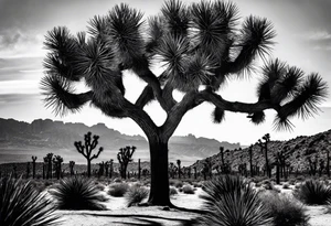 Joshua trees tattoo idea