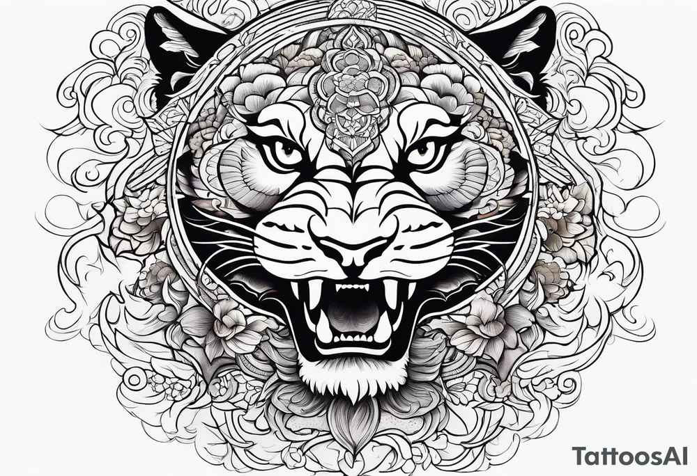 Celestial tattoo idea