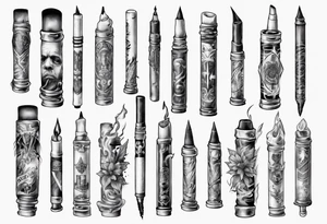 cigarette tattoo idea