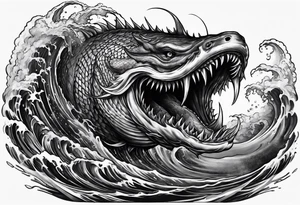 Evil leviathan tattoo idea
