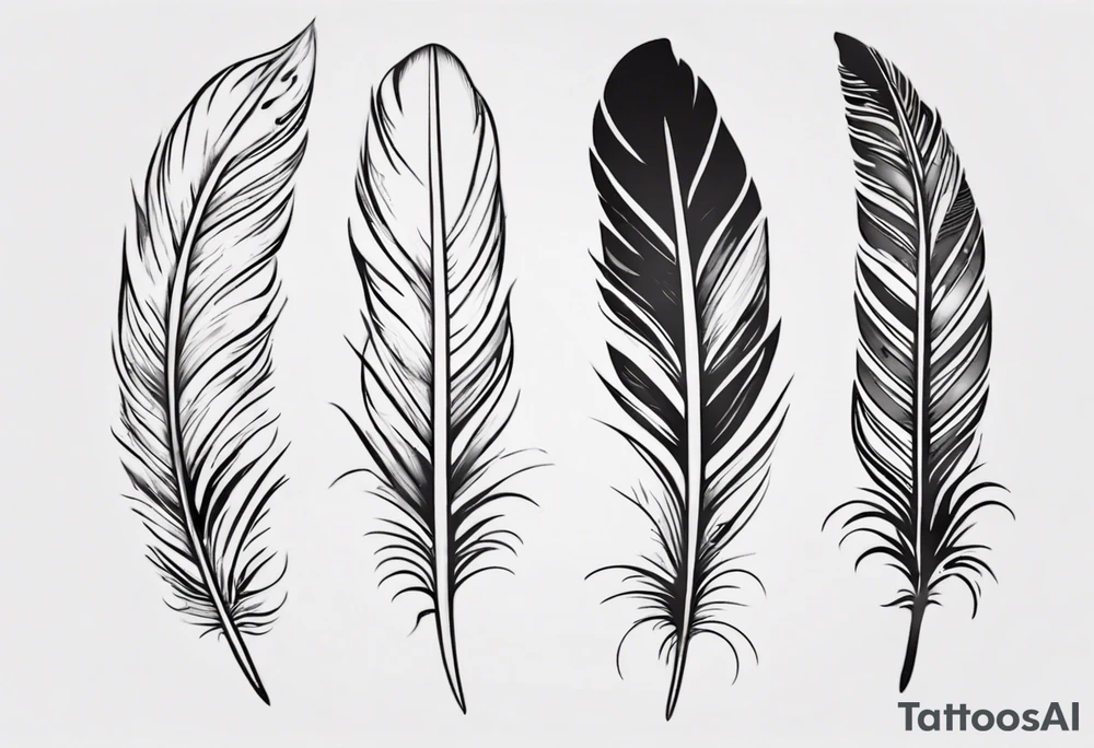 feather tattoo idea