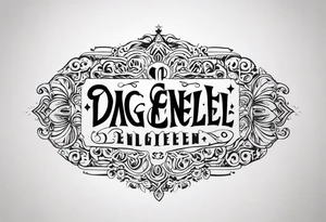 Dag engelen tattoo idea