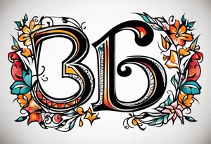 number "13" tattoo idea