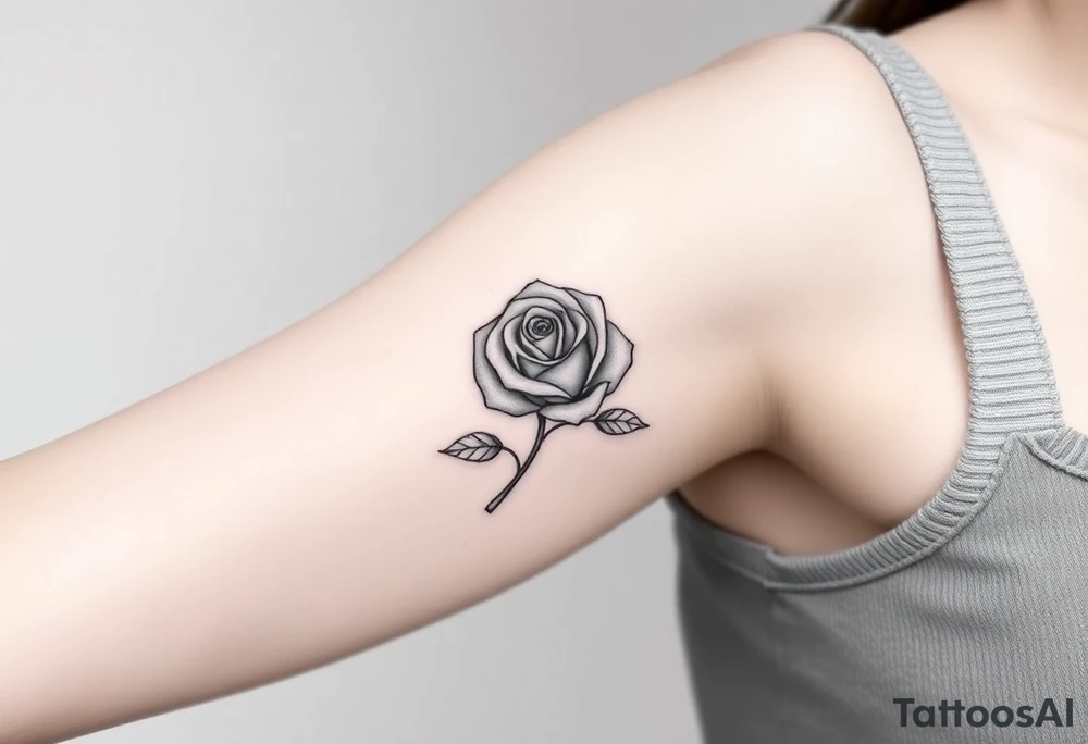 rose tattoo idea