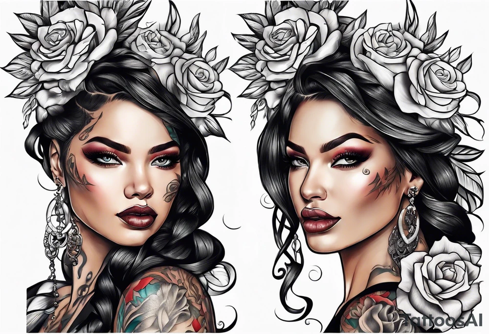 black freedom tattoo idea