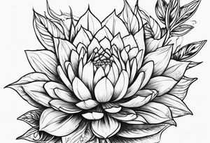 Plants tattoo idea
