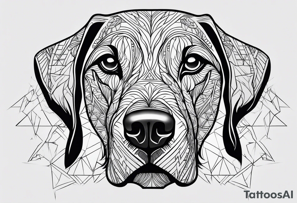 Black Dog tattoo idea