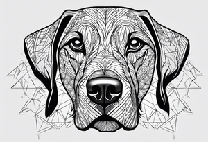 Black Dog tattoo idea