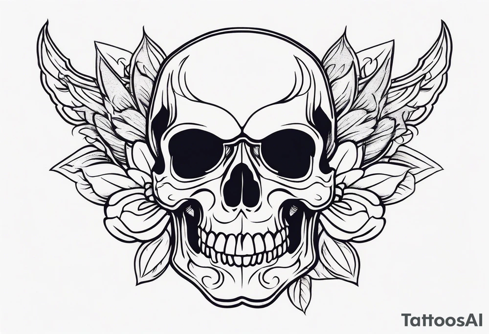 skull tattoo idea
